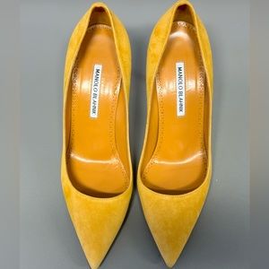Mustard Yellow Manolo Blahniks 39.5